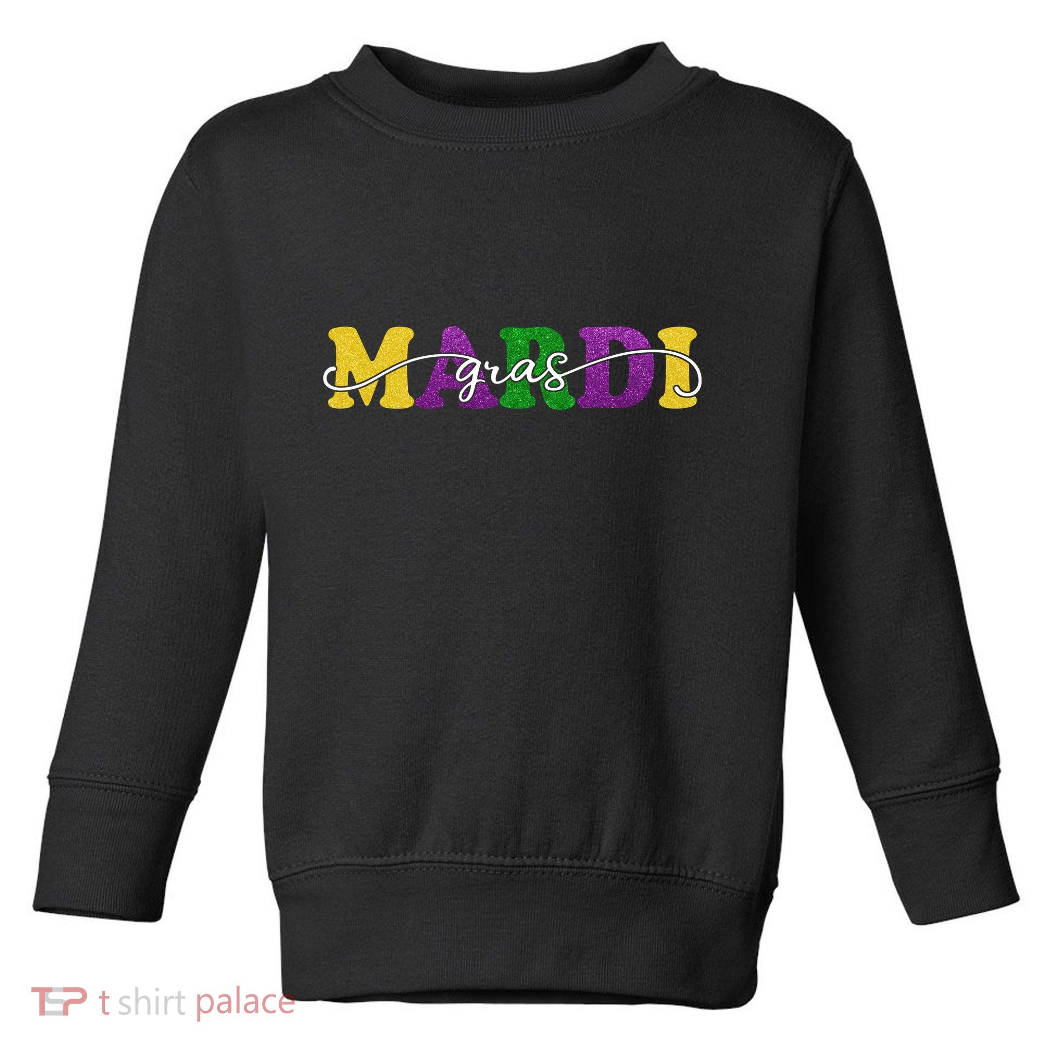 Mardi Gras Celebration Festive Toddler Sweatshirt