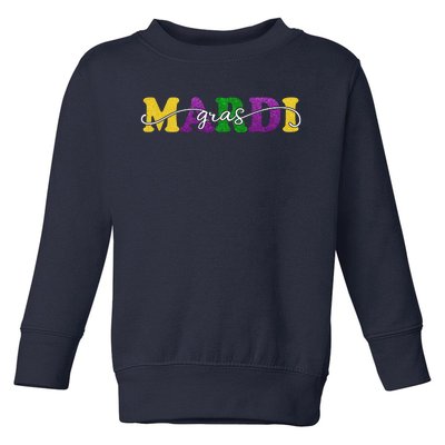 Mardi Gras Celebration Festive Toddler Sweatshirt