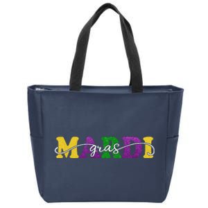 Mardi Gras Celebration Festive Zip Tote Bag