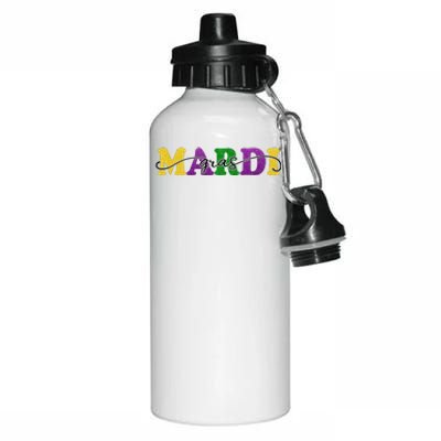 Mardi Gras Celebration Festive Aluminum Water Bottle 