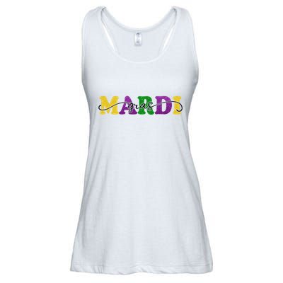 Mardi Gras Celebration Festive Ladies Essential Flowy Tank