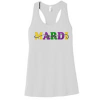 Mardi Gras Celebration Festive Women's Racerback Tank