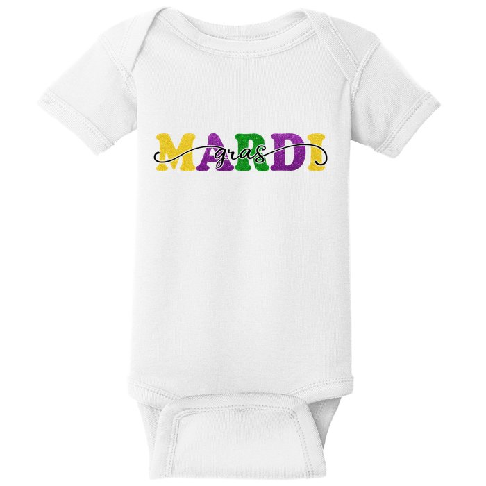 Mardi Gras Celebration Festive Baby Bodysuit
