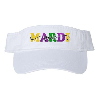 Mardi Gras Celebration Festive Valucap Bio-Washed Visor