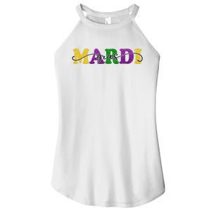 Mardi Gras Celebration Festive Women's Perfect Tri Rocker Tank