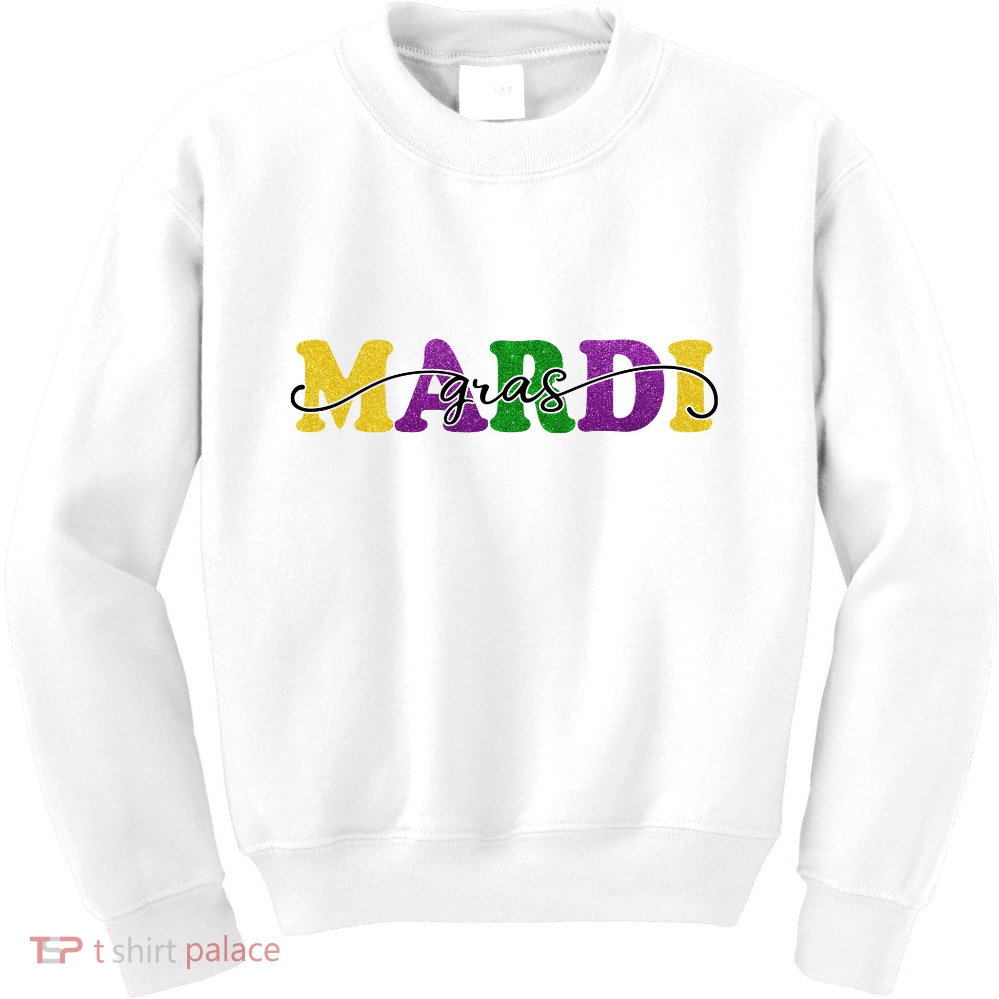 Mardi Gras Celebration Festive Kids Sweatshirt