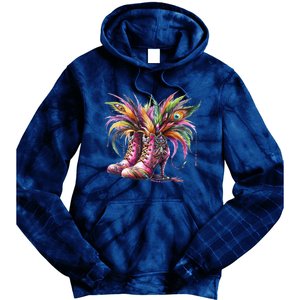 Mardi Gras Celebration Tie Dye Hoodie