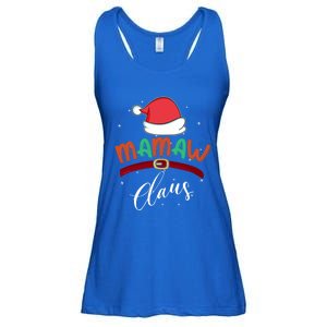 Mamaw Grandma Claus Santa Christmas Family Matching Funny Gift Ladies Essential Flowy Tank