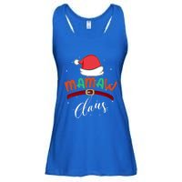 Mamaw Grandma Claus Santa Christmas Family Matching Funny Gift Ladies Essential Flowy Tank