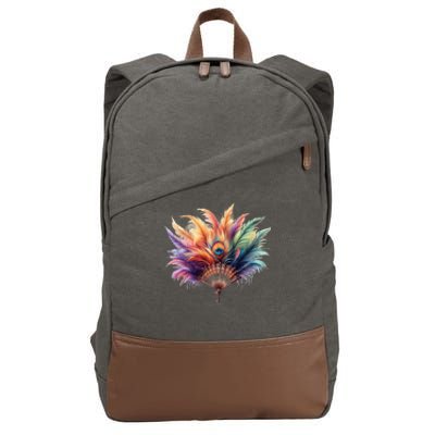 Mardi Gras Celebration Cotton Canvas Backpack