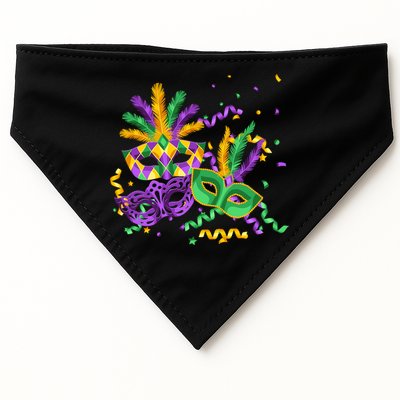 Mardi Gras Carnival New Orleans Celebration USA-Made Doggie Bandana