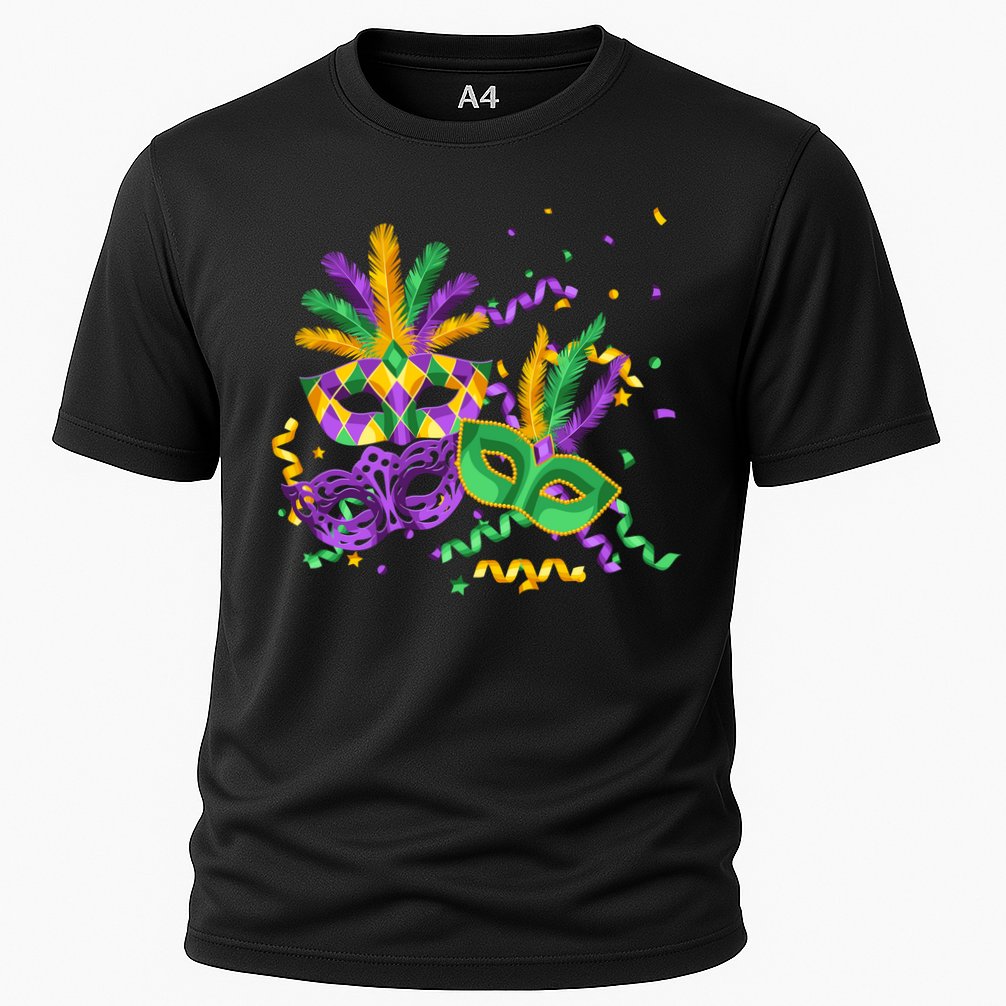 Mardi Gras Carnival New Orleans Celebration Cooling Performance Crew T-Shirt
