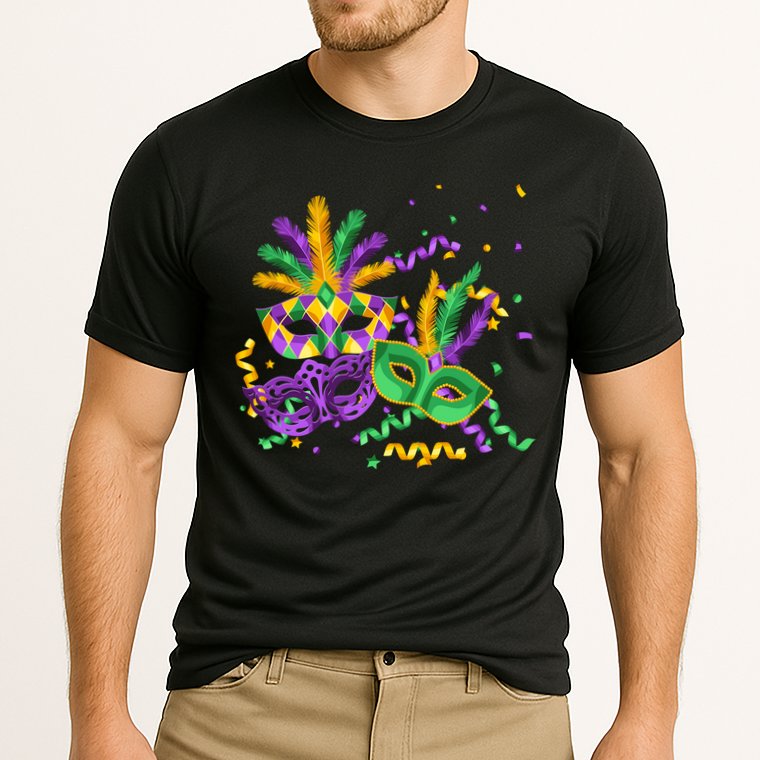 Mardi Gras Carnival New Orleans Celebration Cooling Performance Crew T-Shirt