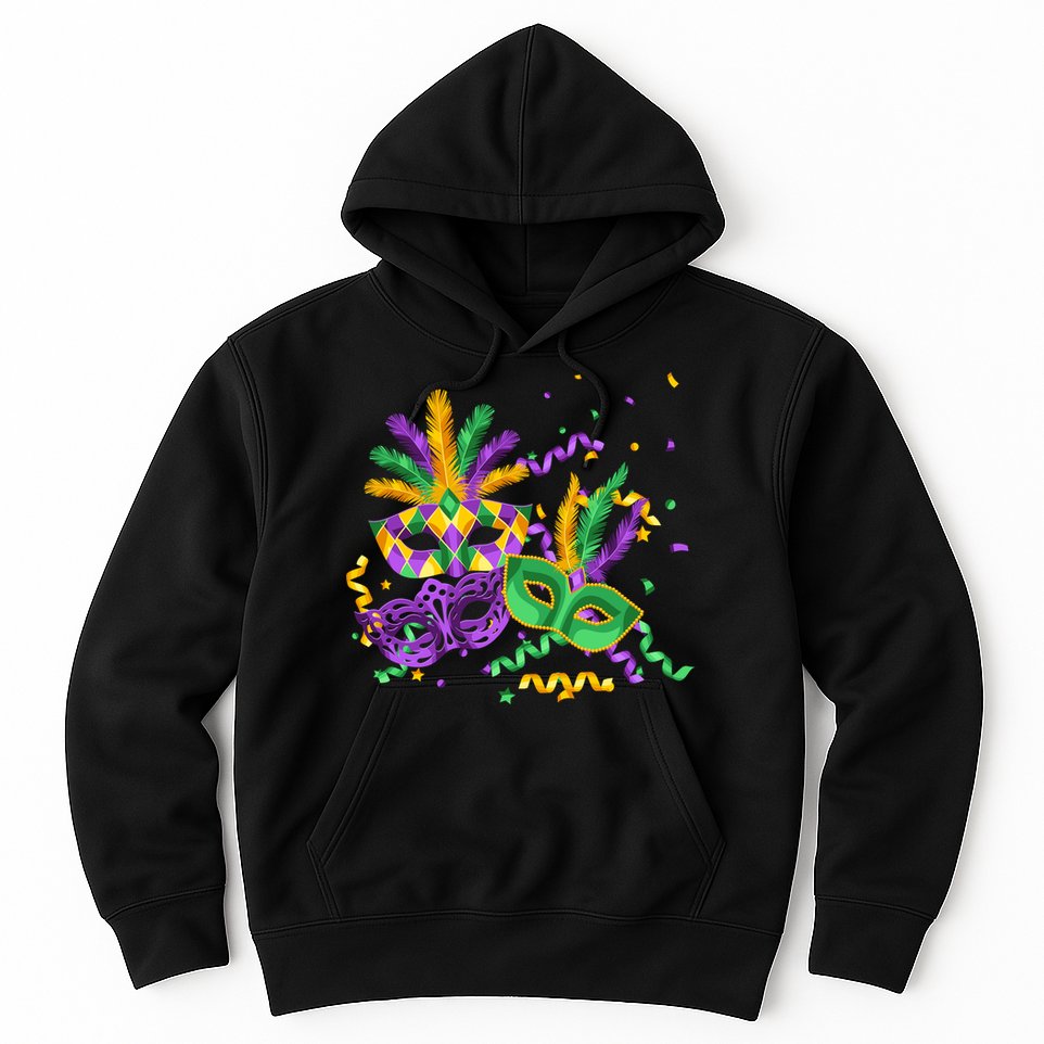 Mardi Gras Carnival New Orleans Celebration Hoodie