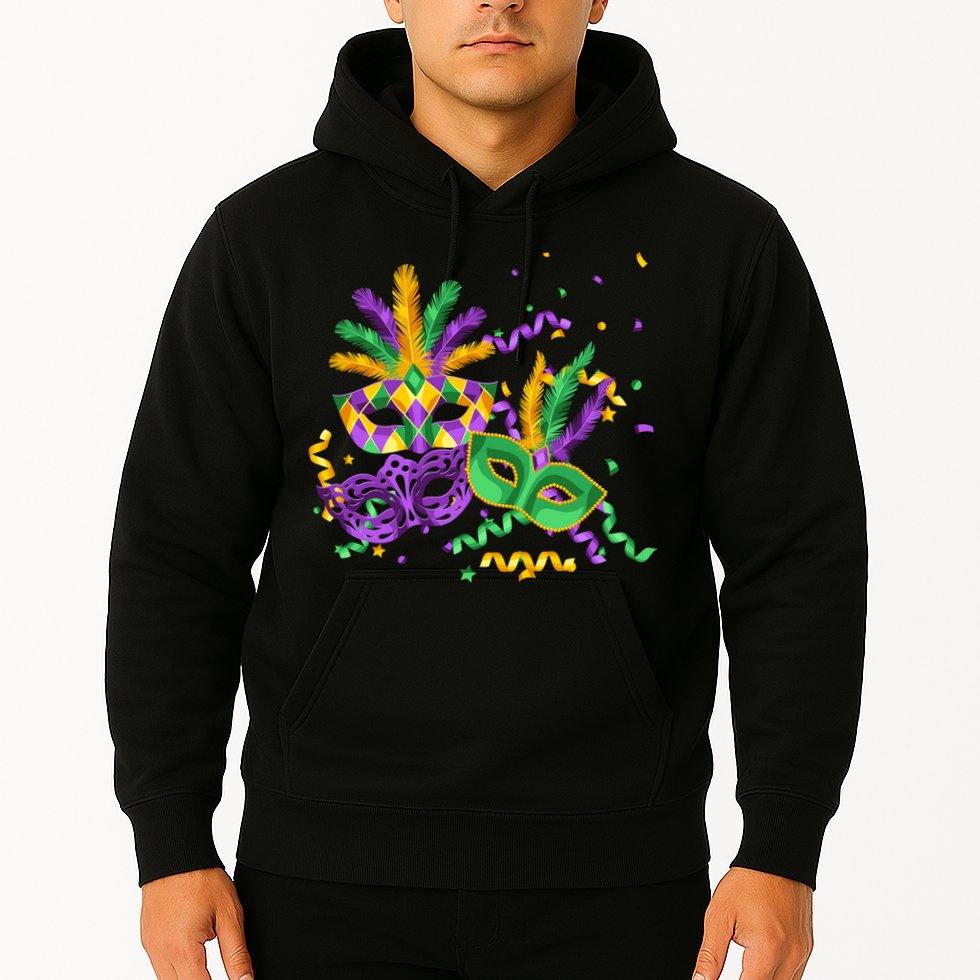 Mardi Gras Carnival New Orleans Celebration Hoodie