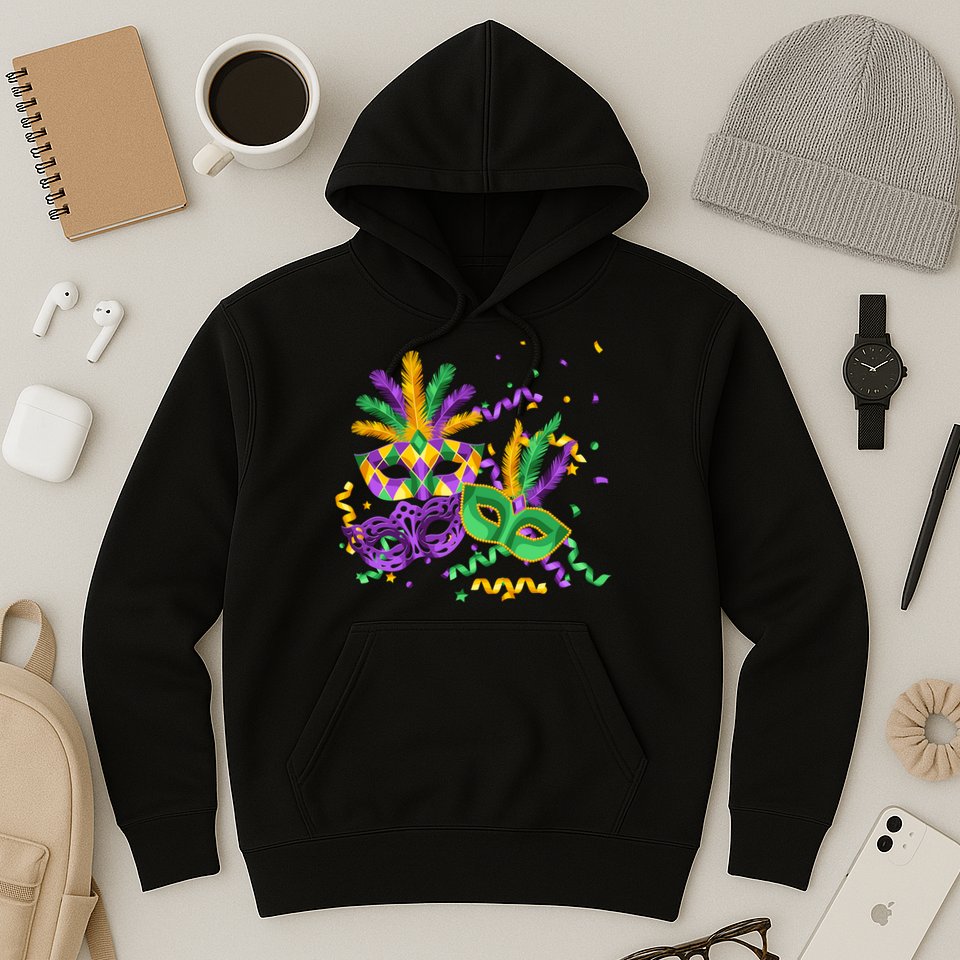 Mardi Gras Carnival New Orleans Celebration Hoodie