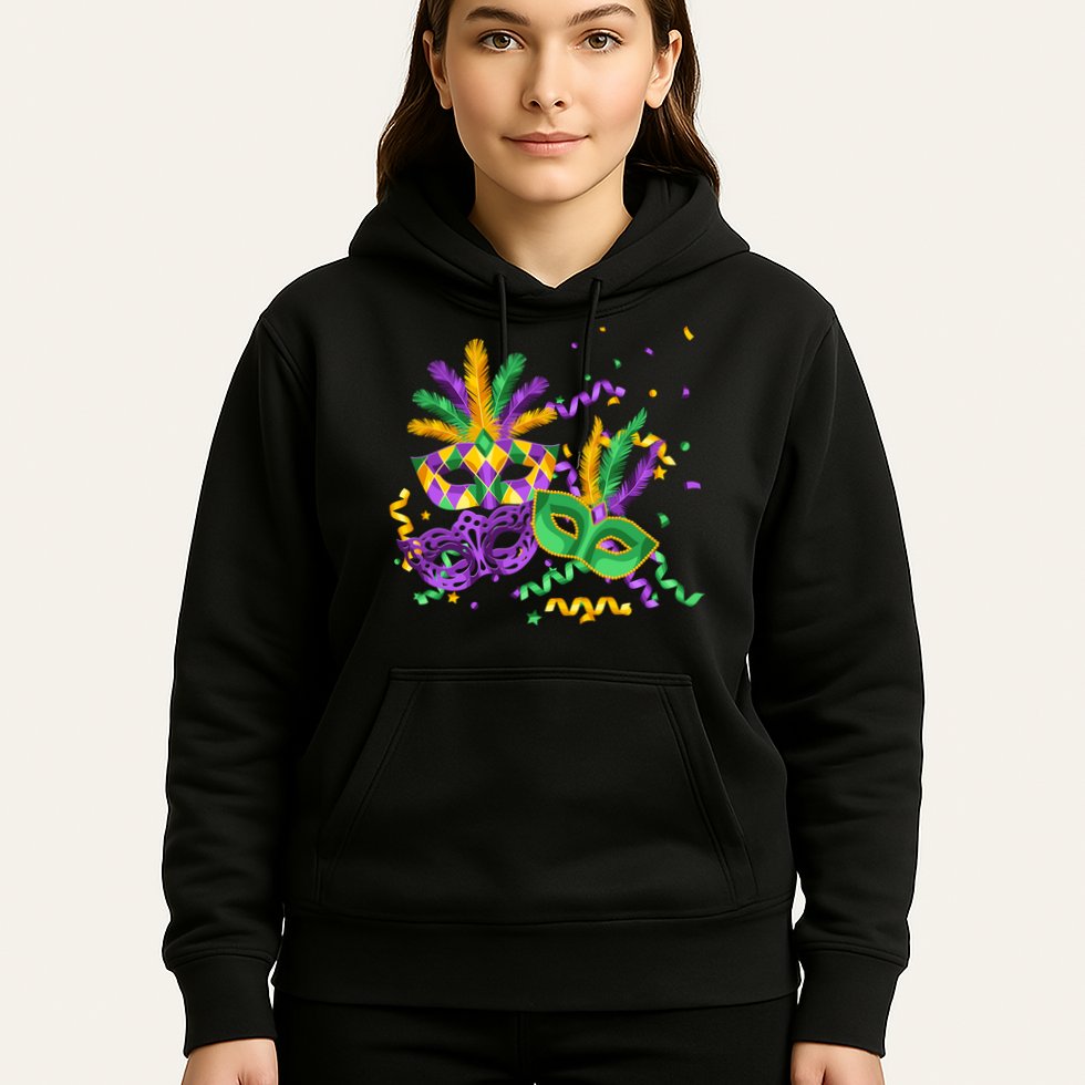 Mardi Gras Carnival New Orleans Celebration Hoodie
