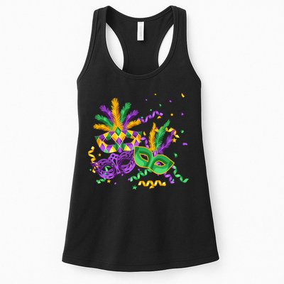 Mardi Gras Carnival New Orleans Celebration Womens Tank Top
