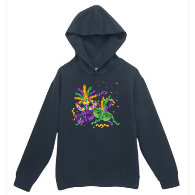 Mardi Gras Carnival New Orleans Celebration Urban Pullover Hoodie