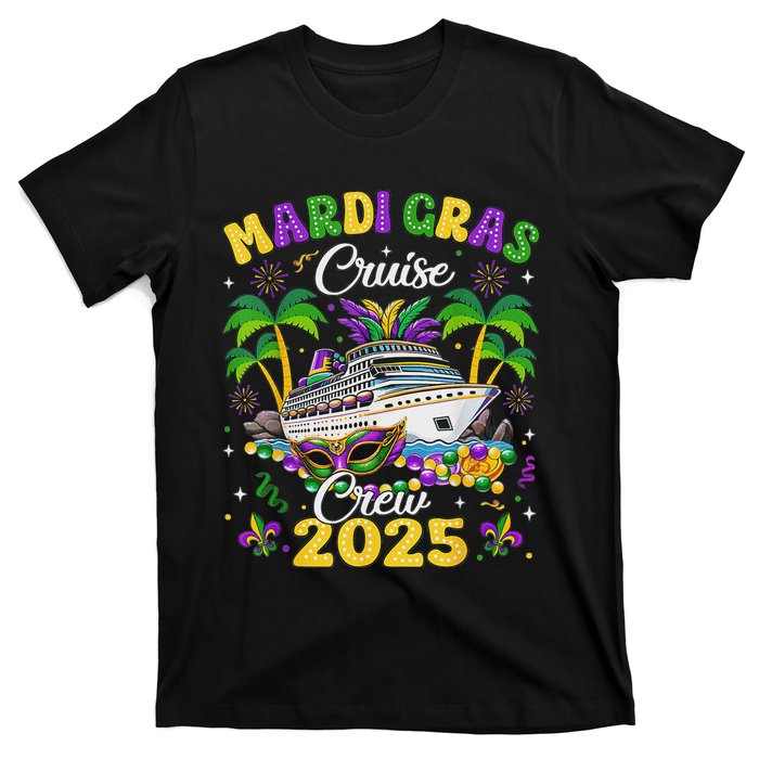 Mardi Gras Cruise Crew 2025 Trip New Orleans Family Matching T-Shirt