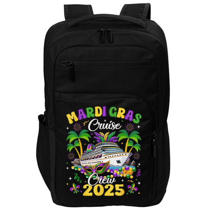 Mardi Gras Cruise Crew 2025 Trip New Orleans Family Matching Impact Tech Backpack