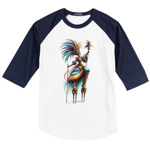 Mardi Gras Celebration Baseball Sleeve Shirt