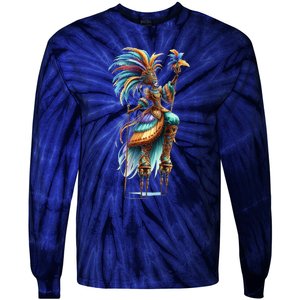 Mardi Gras Celebration Tie-Dye Long Sleeve Shirt