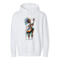 Mardi Gras Celebration Garment-Dyed Fleece Hoodie