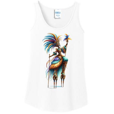 Mardi Gras Celebration Ladies Essential Tank