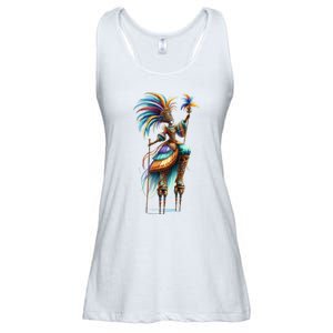 Mardi Gras Celebration Ladies Essential Flowy Tank