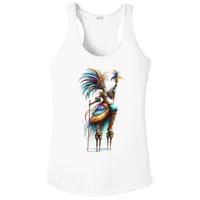 Mardi Gras Celebration Ladies PosiCharge Competitor Racerback Tank