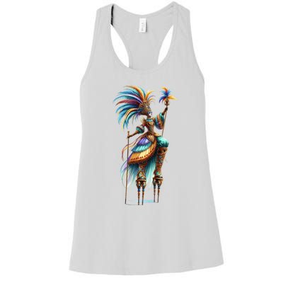 Mardi Gras Celebration Women's Racerback Tank