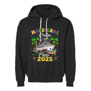 Mardi Gras Cruise Crew 2025 Trip New Orleans Family Matching Garment-Dyed Fleece Hoodie