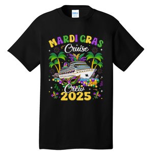 Mardi Gras Cruise Crew 2025 Trip New Orleans Family Matching Tall T-Shirt