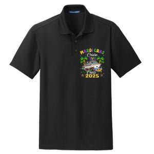 Mardi Gras Cruise Crew 2025 Trip New Orleans Family Matching Dry Zone Grid Polo