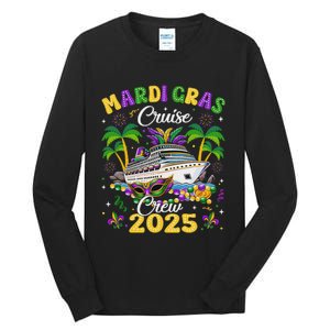 Mardi Gras Cruise Crew 2025 Trip New Orleans Family Matching Tall Long Sleeve T-Shirt