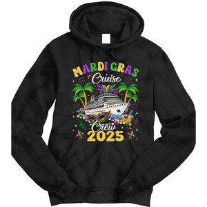 Mardi Gras Cruise Crew 2025 Trip New Orleans Family Matching Tie Dye Hoodie