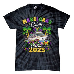 Mardi Gras Cruise Crew 2025 Trip New Orleans Family Matching Tie-Dye T-Shirt