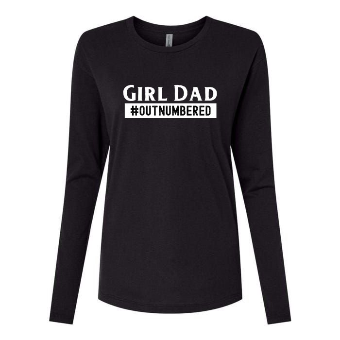 Mens Girl Dad Fathers Day From Wife Daughter Womens Cotton Relaxed Long Sleeve T-Shirt