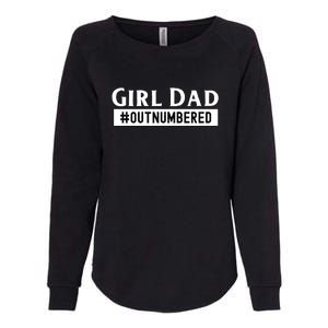 Mens Girl Dad Fathers Day From Wife Daughter Womens California Wash Sweatshirt