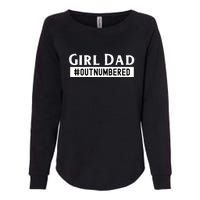 Mens Girl Dad Fathers Day From Wife Daughter Womens California Wash Sweatshirt