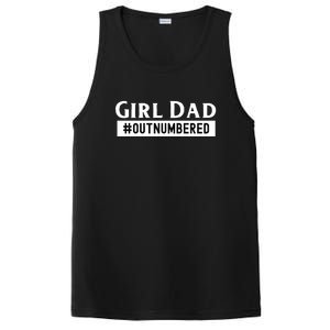 Mens Girl Dad Fathers Day From Wife Daughter PosiCharge Competitor Tank