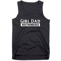 Mens Girl Dad Fathers Day From Wife Daughter Tank Top