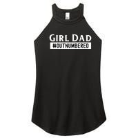 Mens Girl Dad Fathers Day From Wife Daughter Women's Perfect Tri Rocker Tank