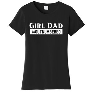 Mens Girl Dad Fathers Day From Wife Daughter Women's T-Shirt