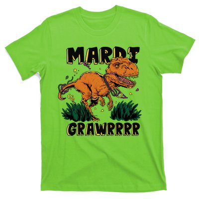 Mardi Gras Dinosaur Celebration T-Shirt