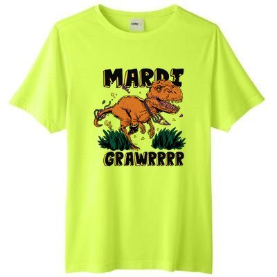 Mardi Gras Dinosaur Celebration Tall Fusion ChromaSoft Performance T-Shirt