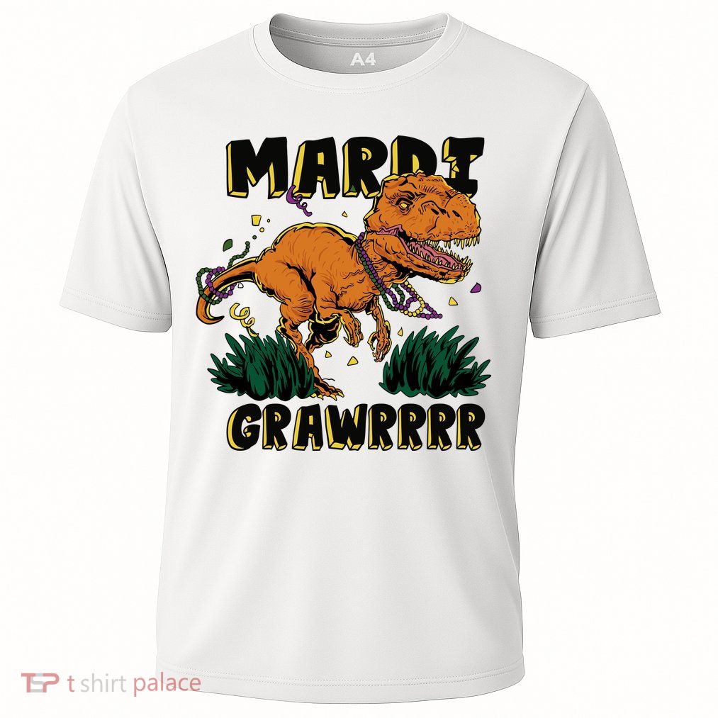Mardi Gras Dinosaur Celebration Performance Shirt