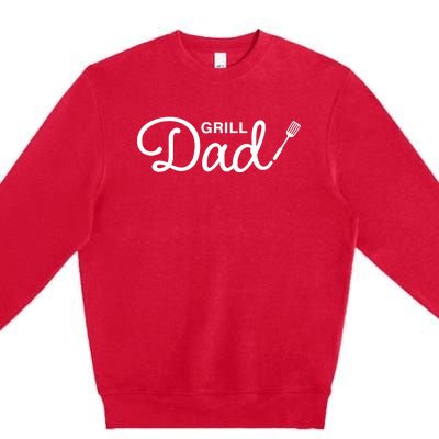 Middleclassfancy Grill Dad Premium Crewneck Sweatshirt