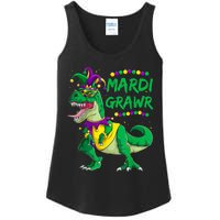 Mardi Grawr Dino Jester Outfit, Mardi Gras T Rex Kids Boys Ladies Essential Tank